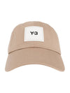 Square Logo Patch Ball Cap Khaki - Y-3 - BALAAN 2