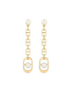 30 Montaigne Jolie Earrings Gold - DIOR - BALAAN 1