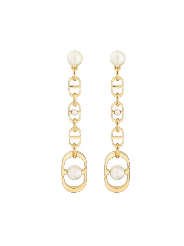 30 Montaigne Jolie Earrings Gold - DIOR - BALAAN 1