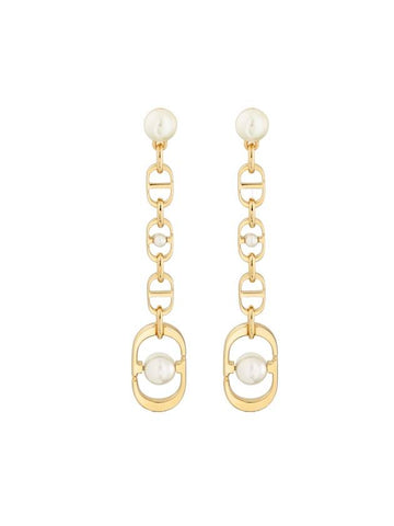 30 Montaigne Jolie Earrings Gold - DIOR - BALAAN 1