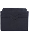 24SS Pebble Leather Card Wallet Black SGNL0077028L99CC99 NN - VALEXTRA - BALAAN 1