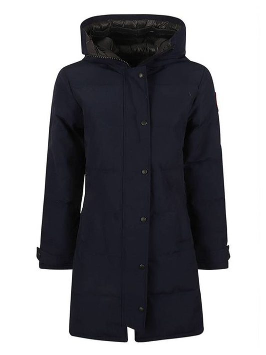 Women's Shelburn SHELBURNE Parka Navy - CANADA GOOSE - BALAAN.