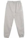 Men's Solo Swoosh Fleece Track Pants Grey - NIKE - BALAAN 2