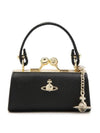 Doll ORB-Plaque Tote Mini Bag Black - VIVIENNE WESTWOOD - BALAAN 1