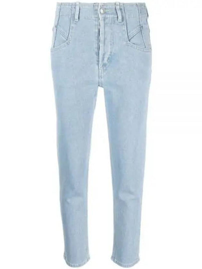 Niliane Slim Denim Jeans Light Blue - ISABEL MARANT - BALAAN 2