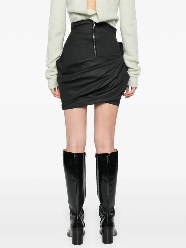 draped mini skirt - RICK OWENS - BALAAN 4