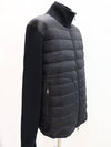 Men s Padded Wool Cardigan Black - MONCLER - BALAAN 3