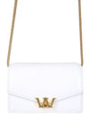 W Legacy Leather Chain Mini Bag White - ALEXANDER WANG - BALAAN 1