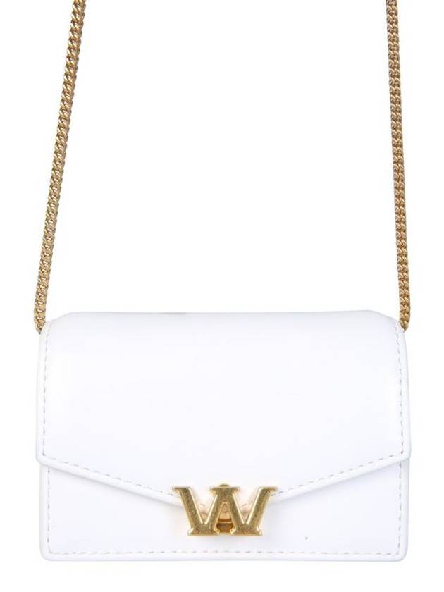 W Legacy Leather Chain Mini Bag White - ALEXANDER WANG - BALAAN.
