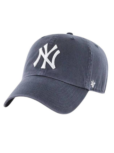 NY Big Logo New York Yankees Ball Cap Vintage Navy - 47BRAND - BALAAN 1