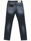 Roll-up dark blue spandex jeans - IKALOOOK - BALAAN 2