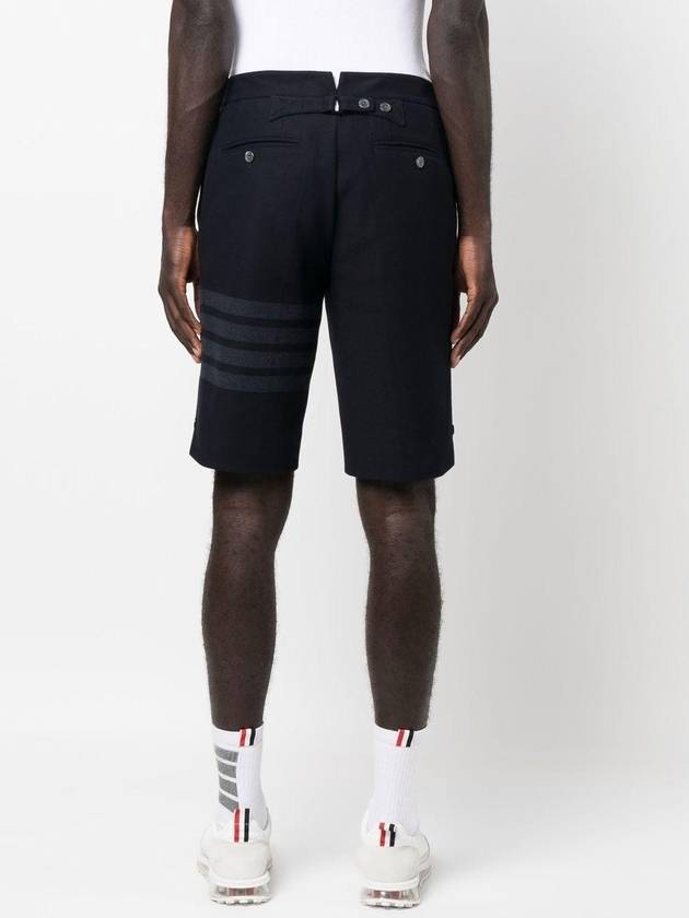 4 Bar Stripe Shorts Navy - THOM BROWNE - BALAAN 5