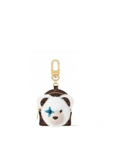 Keyring Key Holder Adorable Bear Bag Charm Accessories M02128 - LOUIS VUITTON - BALAAN 1