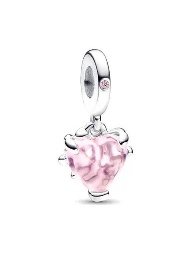 Family Tree Heart Dangle Bracelet Charm Silver Pink - PANDORA - BALAAN 2