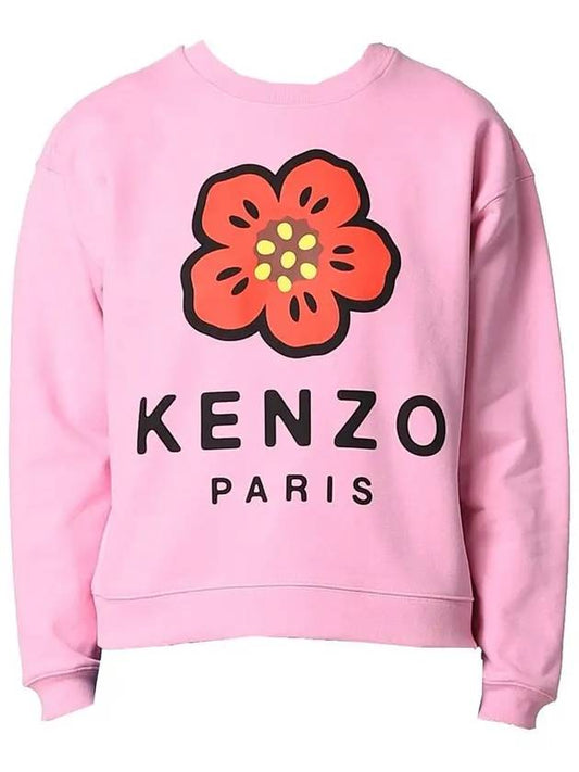 flower logo printing brushed sweatshirt 2SW011 4ME 30 - KENZO - BALAAN 1