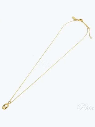 Signature Crystal Necklace Gold - COACH - BALAAN 2