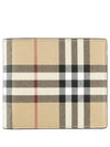 Vintage Check Half Wallet Beige - BURBERRY - BALAAN 2