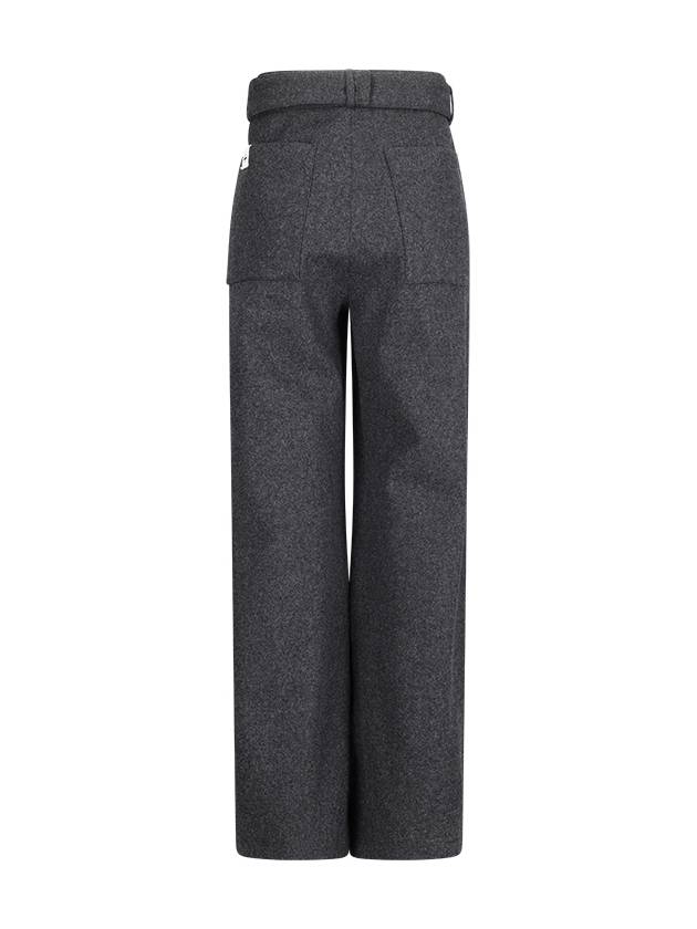 BELTED WIDE-LEG TROUSERS - JIL SANDER - BALAAN 2