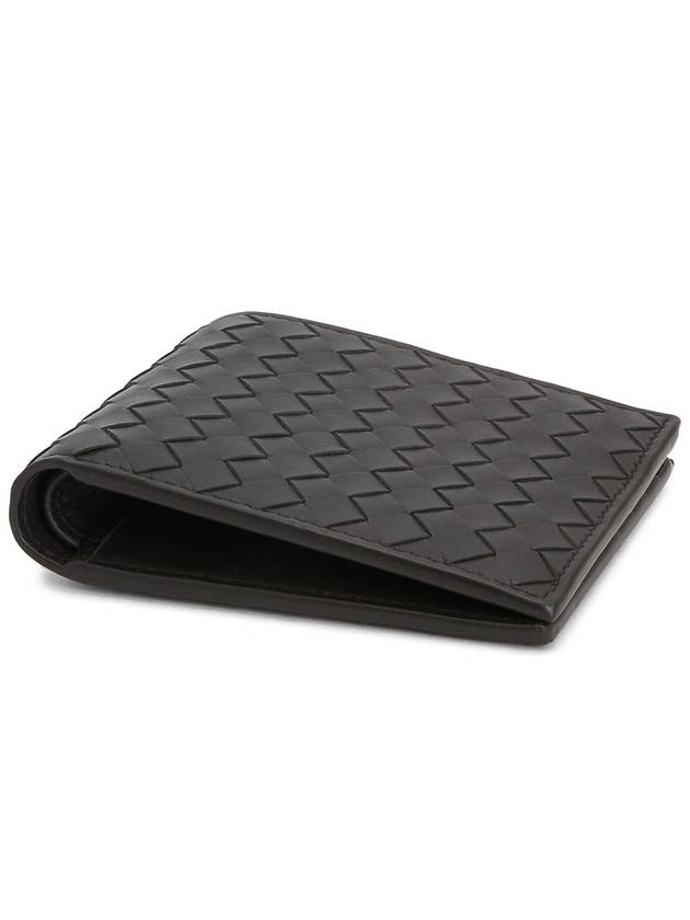 Intrecciato Weaving Half Wallet Espresso - BOTTEGA VENETA - BALAAN 4