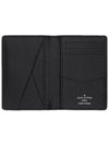 Pocket Organizer Monogram Card Wallet Black - LOUIS VUITTON - BALAAN 3