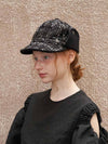 Tweed Ear Flap Black - BROWN HAT - BALAAN 2