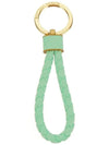 Intrecciato Lambskin Key Holder Green - BOTTEGA VENETA - BALAAN 2