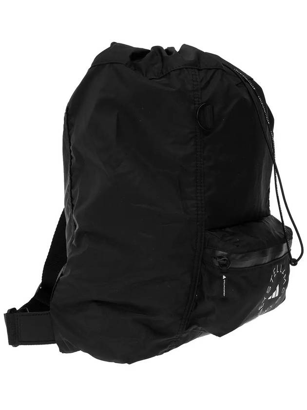 Stella McCartney logo print backpack black - ADIDAS - BALAAN 5