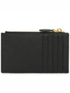 Saffiano Card Wallet Black - PRADA - BALAAN 3