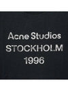 Logo Print Cotton Short Sleeve T-Shirt Fade Black - ACNE STUDIOS - BALAAN 3