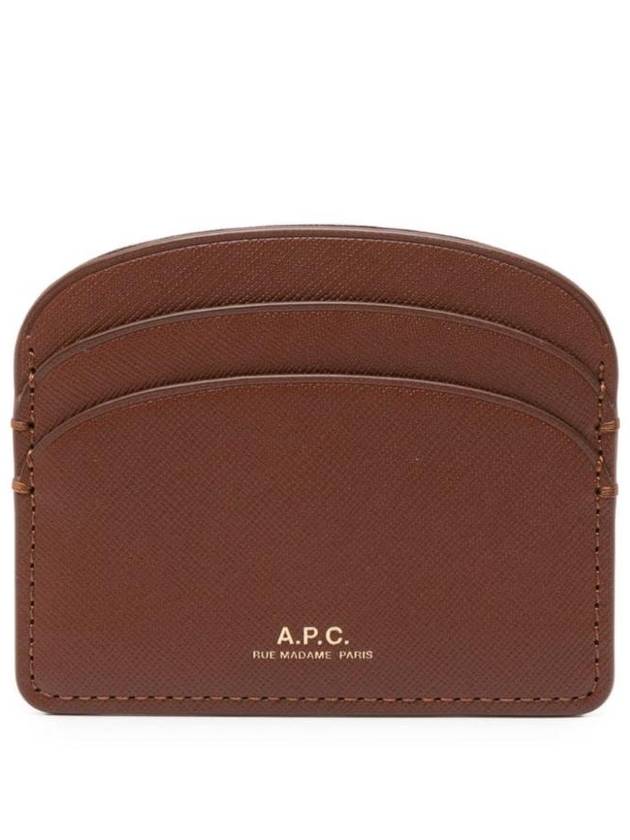 Demi Lune Card Wallet Brown - A.P.C. - BALAAN 1