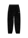 Fleece Nylon Track Pants Black - DIESEL - BALAAN 2