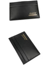 Belted Logo Leather Card Wallet Black - GUCCI - BALAAN 3