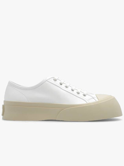 Pablo Platform Nappa Leather Low Top Sneakers Lilywhite - MARNI - BALAAN 2