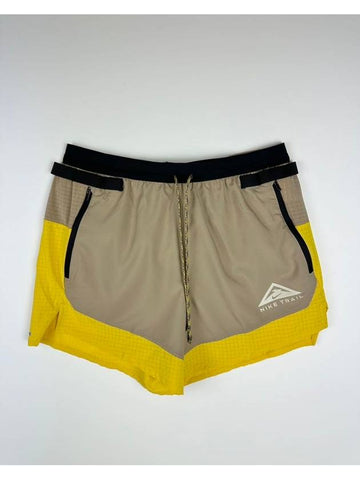 Running Shorts CZ9053 247 Yellow MENS M XL Asian Fit - NIKE - BALAAN 1