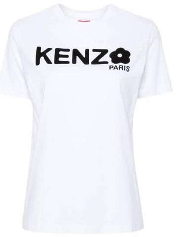 Boke Flower 2.0 Short Sleeve T-Shirt White - KENZO - BALAAN 1