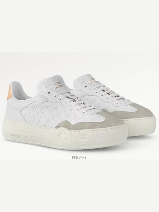 LV Groovy Platform Low Top Sneakers White - LOUIS VUITTON - BALAAN 3