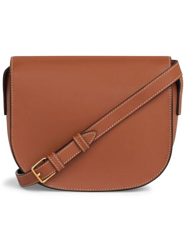 Folco Cuir Triomphe Calfskin Cross Bag Tan - CELINE - BALAAN 4