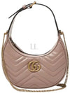 GG Marmont Half Moon Mini Bag Beige - GUCCI - BALAAN 2