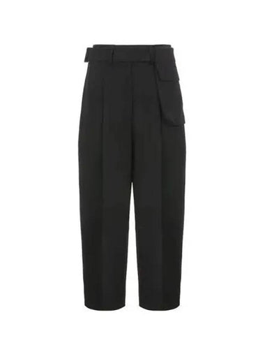 Women s Cropped Volume Pants Black SPUR SNW 929 - STUDIO NICHOLSON - BALAAN 1