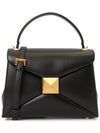 one stud small tote bag black - VALENTINO - BALAAN 2