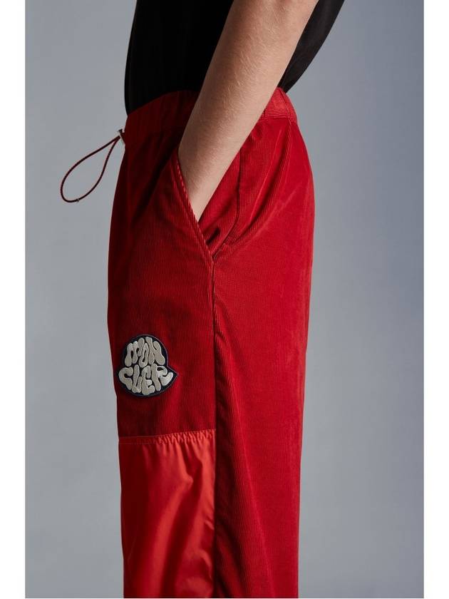 Nylon Panel Track Pants Red - MONCLER - BALAAN 8