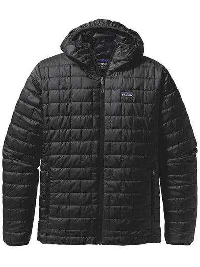 Men's Nano Puff Insulated Hooded Padded Black - PATAGONIA - BALAAN 2