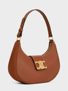 Ava Triomphe Smooth Calfskin Shoulder Bag Tan - CELINE - BALAAN 3