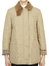 Diamond Quilted Thermoregulated Barn Jacket Honey - BURBERRY - BALAAN 4