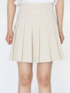 Adina Pleated Skirt Almond Milk - J.LINDEBERG - BALAAN 2