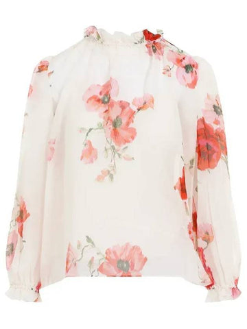 Lightburst Billow Blouse Cream - ZIMMERMANN - BALAAN 1