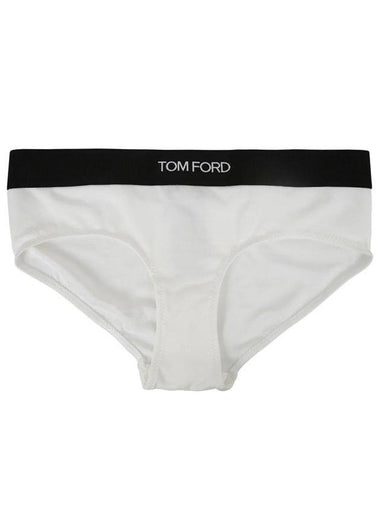 Logo Waistband Panties White - TOM FORD - BALAAN 1