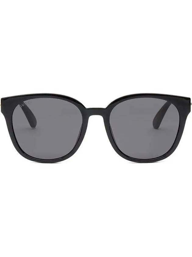 Eyewear Logo Web Cate Eye Sunglasses Black - GUCCI - BALAAN 4