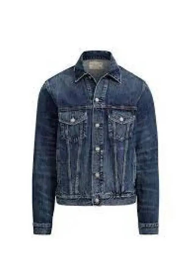 Faded denim trucker jacket blue 1219700 - POLO RALPH LAUREN - BALAAN 1