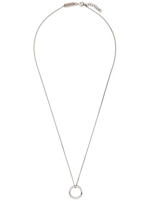 Ring Pendant Necklace Silver - MAISON MARGIELA - BALAAN 3